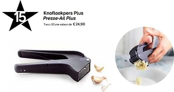 Promotions Knoflookpers plus presse-ail plus - Produit Maison - Tupperware - Valide de 27/09/2021 à 31/10/2021 chez Tupperware