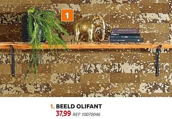 Promotions Beeld olifant - Produit maison - BricoPlanit - Valide de 29/09/2021 à 25/10/2021 chez BricoPlanit