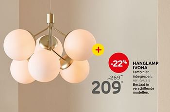 Promoties Hanglamp ivona - nordlux - Geldig van 29/09/2021 tot 25/10/2021 bij BricoPlanit