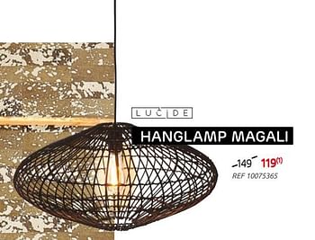 Promoties Hanglamp magali - Lucide - Geldig van 29/09/2021 tot 25/10/2021 bij BricoPlanit