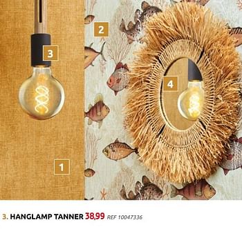 Promoties Hanglamp tanner - Huismerk - BricoPlanit - Geldig van 29/09/2021 tot 25/10/2021 bij BricoPlanit
