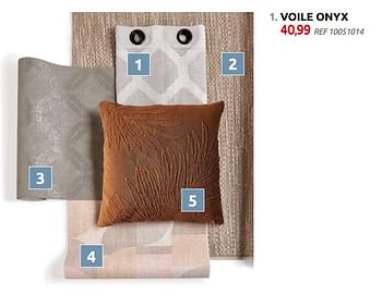 Promotions Voile onyx - Produit maison - BricoPlanit - Valide de 29/09/2021 à 25/10/2021 chez BricoPlanit