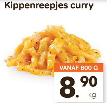 Promotions Kippenreepjes curry - Produit Maison - Bon'Ap - Valide de 22/09/2021 à 09/11/2021 chez Bon'Ap