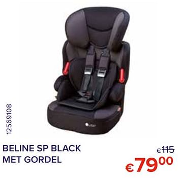 Promoties Beline sp black met gordel - Quax - Geldig van 01/10/2021 tot 31/10/2021 bij Euro Shop