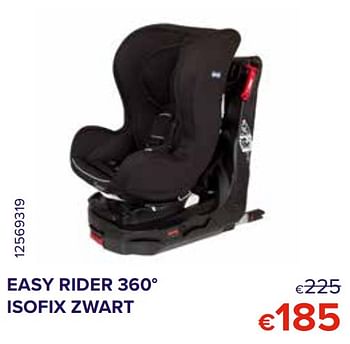 Promoties Easy rider 360° isofix zwart - Quax - Geldig van 01/10/2021 tot 31/10/2021 bij Euro Shop