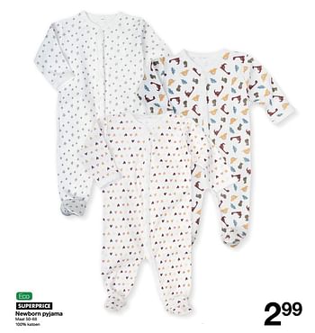 Promoties Newborn pyjama - Huismerk - Zeeman  - Geldig van 05/10/2021 tot 15/10/2021 bij Zeeman