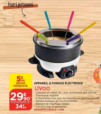 Appareil à fondue électrique - LIVOO ELEC