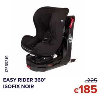 Promotions Easy rider 360° isofix noir - Quax - Valide de 01/10/2021 à 31/10/2021 chez Euro Shop