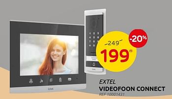 Promoties Extel videofoon connect - Extel - Geldig van 06/10/2021 tot 25/10/2021 bij Brico
