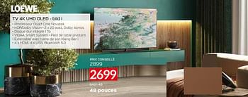 Promotions Loewe tv 4k uhd oled - bild i.48 - Loewe - Valide de 03/10/2021 à 31/10/2021 chez Selexion
