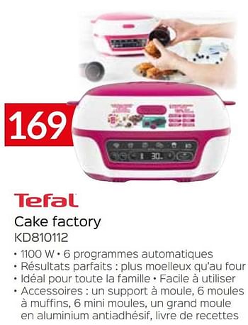 Promo Tefal cake factory chez Carrefour