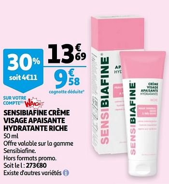 Crème Visage Apaisante Hydratante Riche