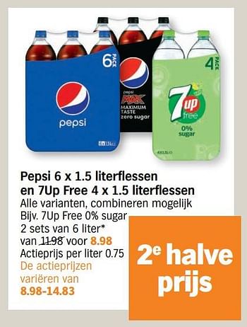 Promoties 7up free 0% sugar - 7-Up - Geldig van 04/10/2021 tot 10/10/2021 bij Albert Heijn