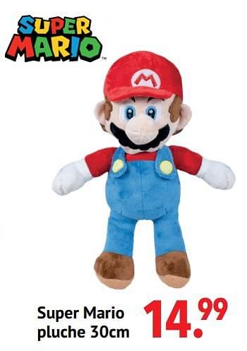Promoties Super mario pluche - Super Mario - Geldig van 11/10/2021 tot 06/12/2021 bij Multi Bazar