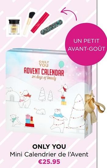 Only You Only you calendrier de l'avent - ICI XL