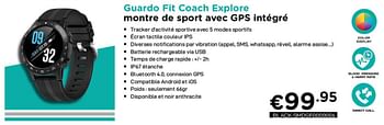Promotions Guardo fit coach explore montre de sport avec gps intégré - Guardo - Valide de 01/10/2021 à 31/10/2021 chez Compudeals