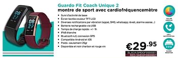 Promotions Guardo fit coach unique 2 montre de sport avec cardiofréquencemètre - Guardo - Valide de 01/10/2021 à 31/10/2021 chez Compudeals