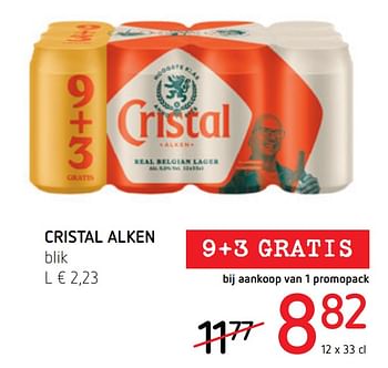 Promotions Cristal alken - Cristal - Valide de 07/10/2021 à 20/10/2021 chez Spar (Colruytgroup)