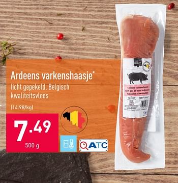 Promoties Ardeens varkenshaasje - Huismerk - Aldi - Geldig van 11/10/2021 tot 22/10/2021 bij Aldi