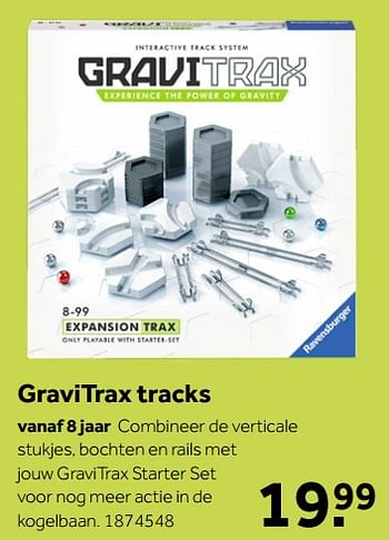Promoties Gravitrax tracks - Ravensburger - Geldig van 02/10/2021 tot 05/12/2021 bij Intertoys