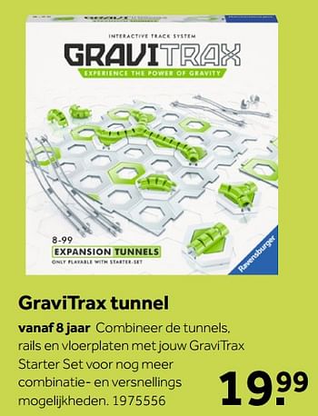 Promoties Gravitrax tunnel - Ravensburger - Geldig van 02/10/2021 tot 05/12/2021 bij Intertoys