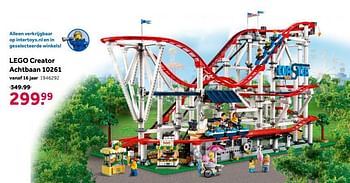 Promoties Lego creator achtbaan 10261 - Lego - Geldig van 02/10/2021 tot 05/12/2021 bij Intertoys