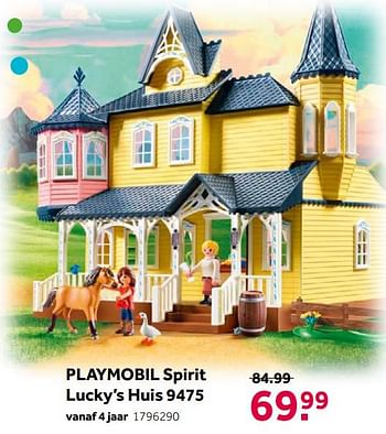 Maladroit Reden Menselijk ras Playmobil Playmobil spirit lucky's huis 9475 - Promotie bij Intertoys