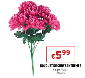 Promotions Bouquet de chrysanthemes - Produit maison - Trafic  - Valide de 13/10/2021 à 17/10/2021 chez Trafic