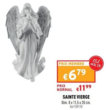 Promotions Sainte vierge - Produit maison - Trafic  - Valide de 13/10/2021 à 17/10/2021 chez Trafic