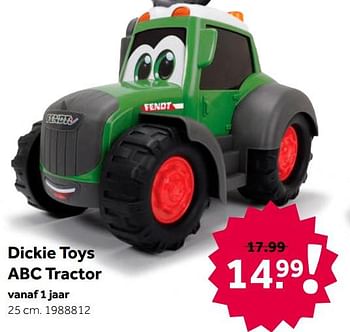 Supersonische snelheid maag enkel Dickie Dickie toys abc tractor - Promotie bij Intertoys