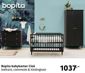 Promoties Bopita babykamer cloë - Bopita - Geldig van 10/10/2021 tot 16/10/2021 bij Baby & Tiener Megastore
