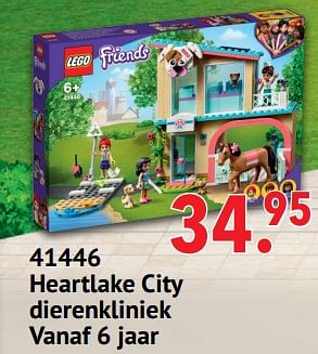 Promoties 41446 heartlake city dierenkliniek - Lego - Geldig van 17/10/2021 tot 06/12/2021 bij De Kinderplaneet