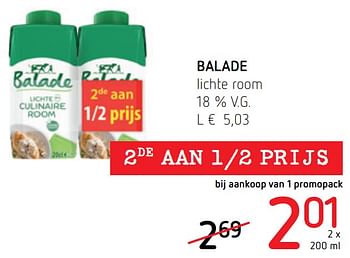 Promotions Balade lichte room - Balade - Valide de 21/10/2021 à 03/11/2021 chez Spar (Colruytgroup)