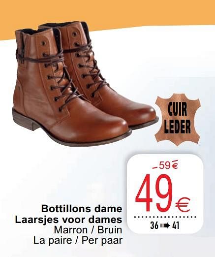 Produit maison Cora Bottillons dame laarsjes voor dames En