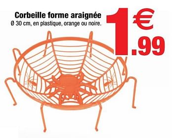 Promotions Corbeille forme araignée - Produit Maison - Bazarland - Valide de 13/10/2021 à 31/10/2021 chez Bazarland