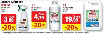 Promotions Alcool ménager - Forever - Valide de 13/10/2021 à 24/10/2021 chez Hubo