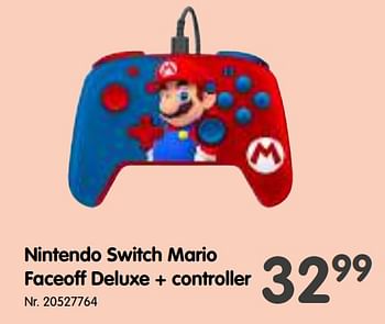 Promoties Nintendo switch mario faceoff deluxe + controller - Nintendo - Geldig van 13/10/2021 tot 30/11/2021 bij Fun