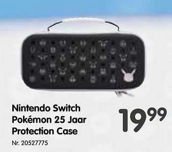 Promotions Nintendo switch pokémon 25 jaar protection case - Nintendo - Valide de 13/10/2021 à 30/11/2021 chez Fun