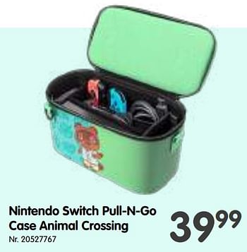 Promoties Nintendo switch pull-n-go case animal crossing - Nintendo - Geldig van 13/10/2021 tot 30/11/2021 bij Fun