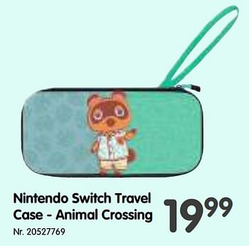 Promoties Nintendo switch travel case - animal crossing - Nintendo - Geldig van 13/10/2021 tot 30/11/2021 bij Fun