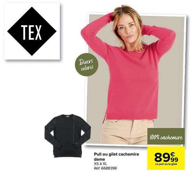 Carrefour best sale pull cachemire