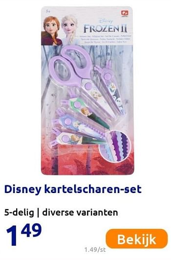 Promoties Disney kartelscharen-set - Disney - Geldig van 12/10/2021 tot 26/12/2021 bij Action