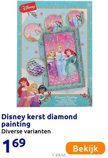 Promotions Disney kerst diamond painting - Disney - Valide de 12/10/2021 à 26/12/2021 chez Action