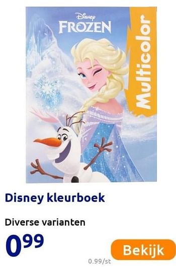 Promoties Disney kleurboek - Disney - Geldig van 12/10/2021 tot 26/12/2021 bij Action