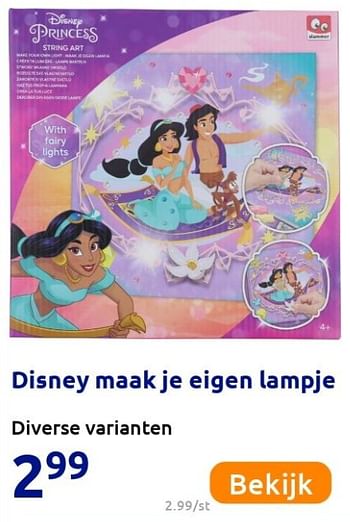Promotions Disney maakje eigen lampje - Disney - Valide de 12/10/2021 à 26/12/2021 chez Action