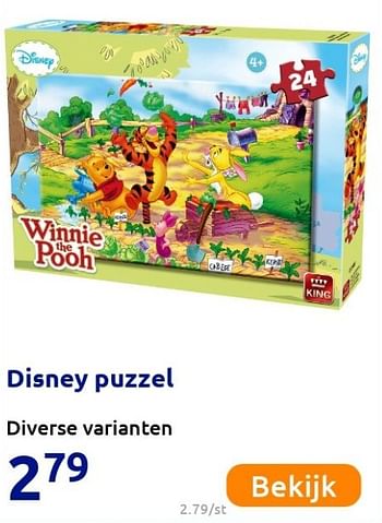 Promotions Disney puzzel - King - Valide de 12/10/2021 à 26/12/2021 chez Action