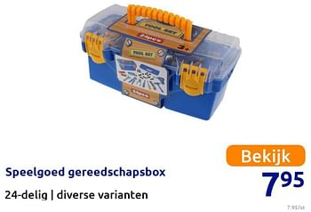 Promoties Speelgoed gereedschapsbox - Huismerk - Action - Geldig van 12/10/2021 tot 26/12/2021 bij Action