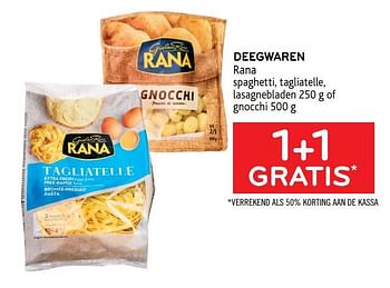 Promoties Deegwaren rana 1+1 gratis - Giovanni rana - Geldig van 20/10/2021 tot 02/11/2021 bij Alvo