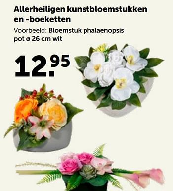 Promoties Allerheiligen kunstbloemstukken en -boeketten - Huismerk - Aveve - Geldig van 20/10/2021 tot 30/10/2021 bij Aveve