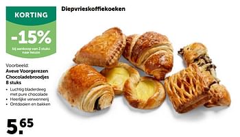 Promoties Aveve voorgerezen chocoladebroodjes - Huismerk - Aveve - Geldig van 20/10/2021 tot 30/10/2021 bij Aveve